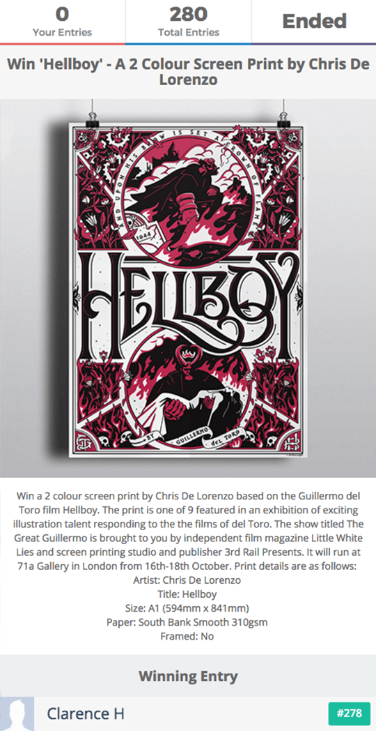 Hellboy Competition