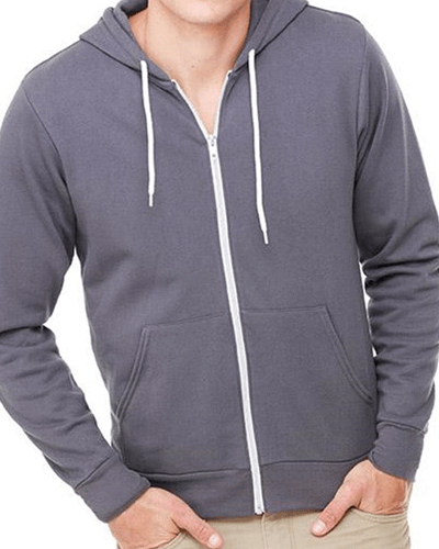 BE106 Bella + Canvas Unisex Full Zip Hoodie