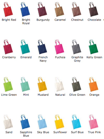 100 x Tote Bags With a 1 Colour Screen Print