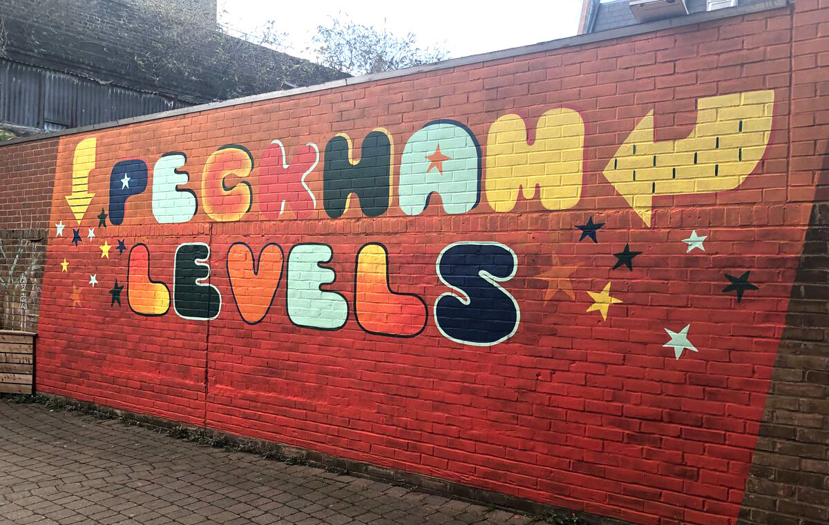 Peckham Levels Mural by Linda Scott