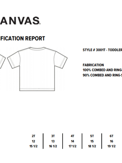 BE213 Bella + Canvas Toddler Jersey Short Sleeve Tee