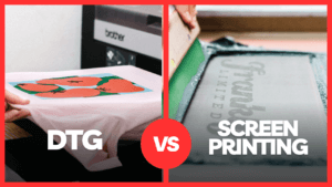 dtg vs screen printing