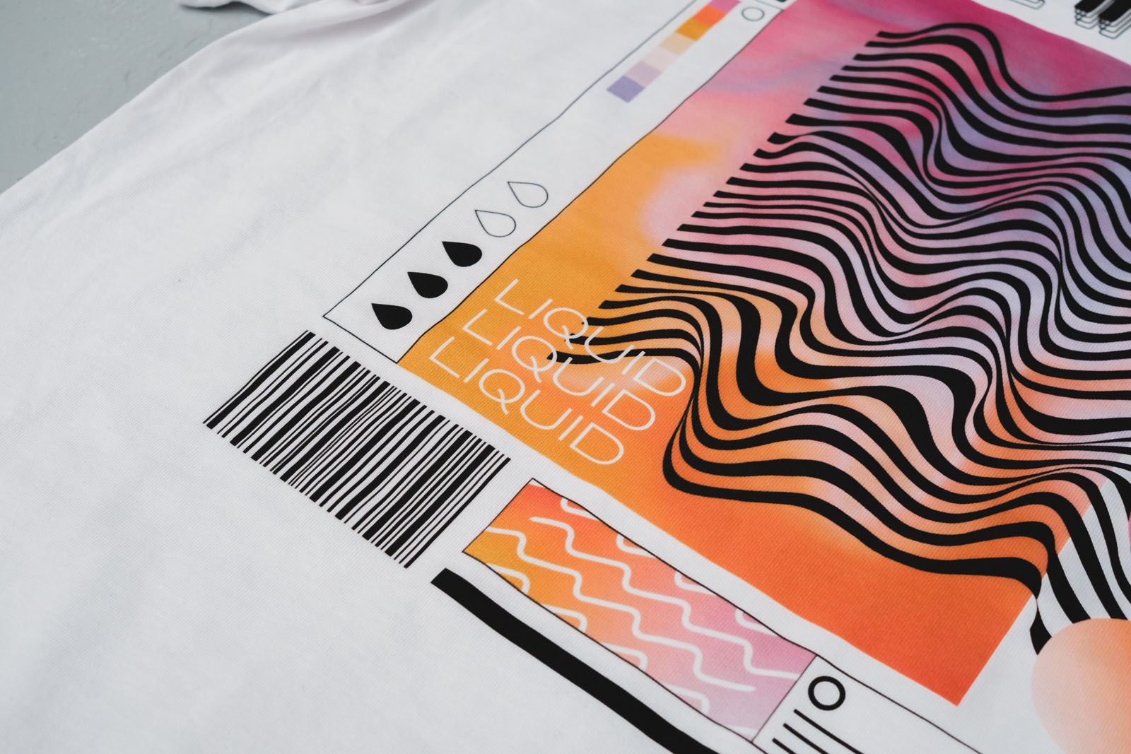 colourful dtg printed t shirt for lvl infinity