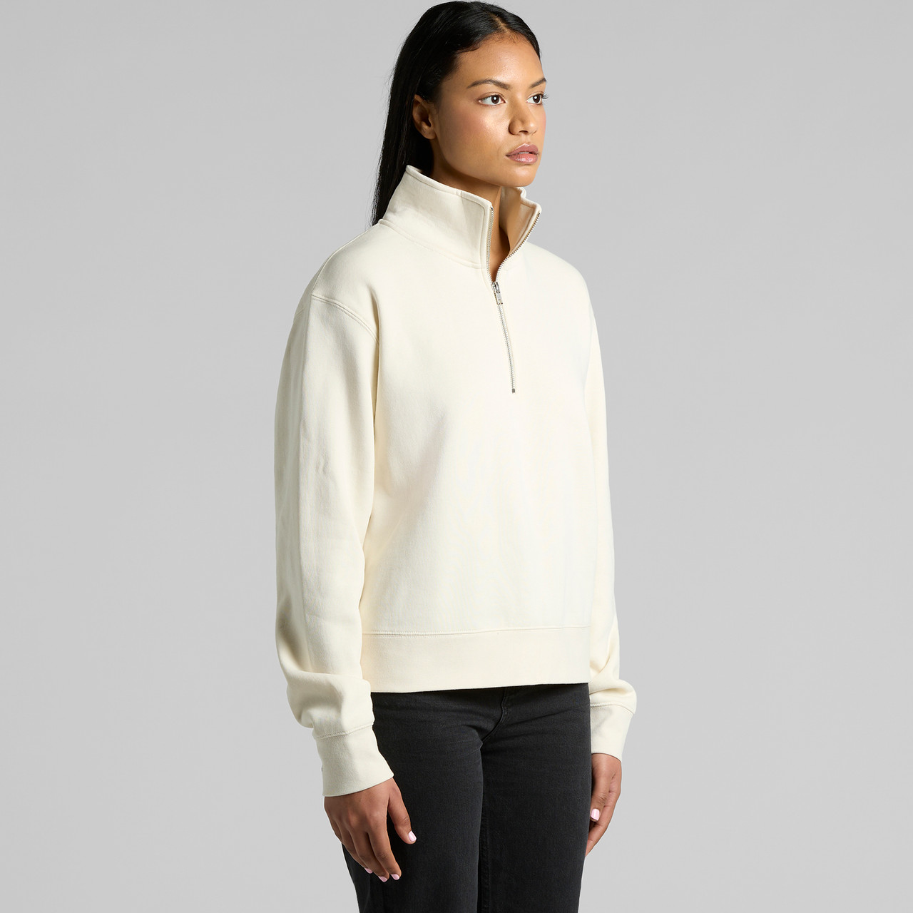 AS Colour Wo's Stencil Half Zip Crew - Image 3