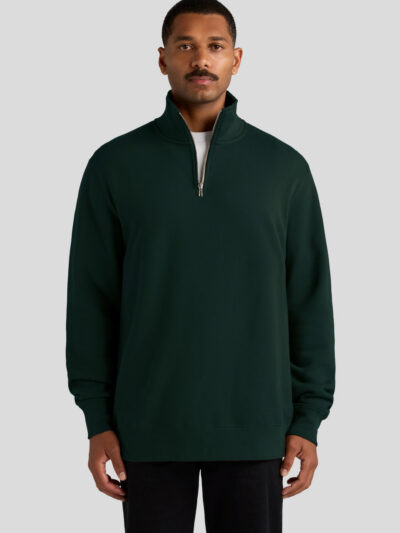 AS Colour Stencil Half Zip Crew