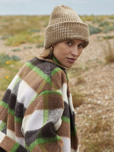 Beechfield Chunky Knit Reverse Patch Beanie B330R