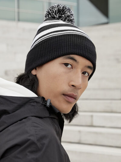 Beechfield Striped Fan Beanie B473R