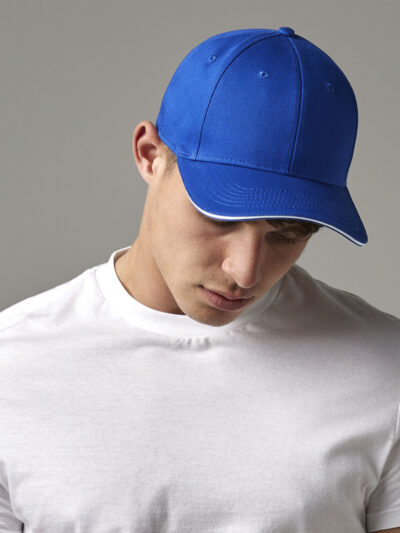Beechfield EarthAware Classic Organic Cotton 6-panel Cap – Sandwich Peak B820C