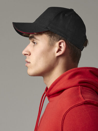 Beechfield EarthAware Classic Organic Cotton 5-panel Cap – Sandwich Peak B825C