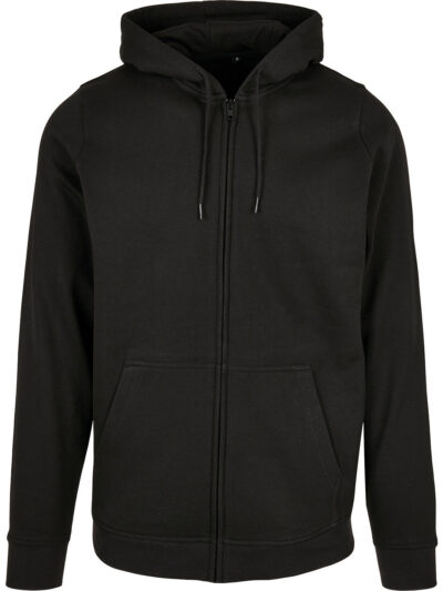 Build Your Brand Basic Zip Hoodie BB008