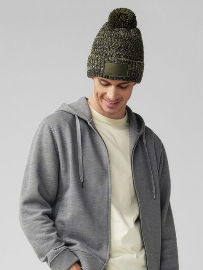 Beechfield Ramble Patch Pom-pom Beanie B331