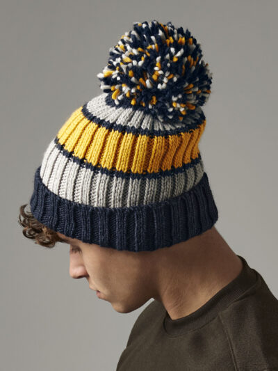 Beechfield Hygge Striped Beanie B392