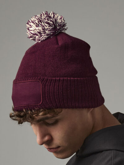 Beechfield Snowstar Patch Beanie B443