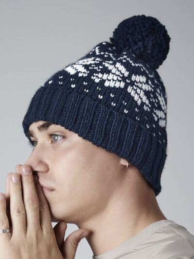 Beechfield Fair Isle Snowstar Beanie B456