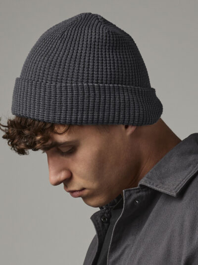Beechfield Organic Cotton Waffle Beanie B52N
