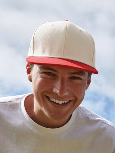 Beechfield Contrast Flat Peak 6-panel Cap B662