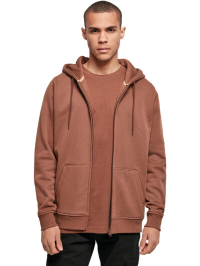 Build Your Brand Heavy Zip Hoodie BY012
