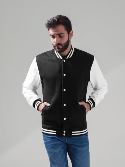 Build Your Brand Sweat College Jacket BY015