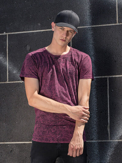 Build Your Brand Acid Washed Tee BY070