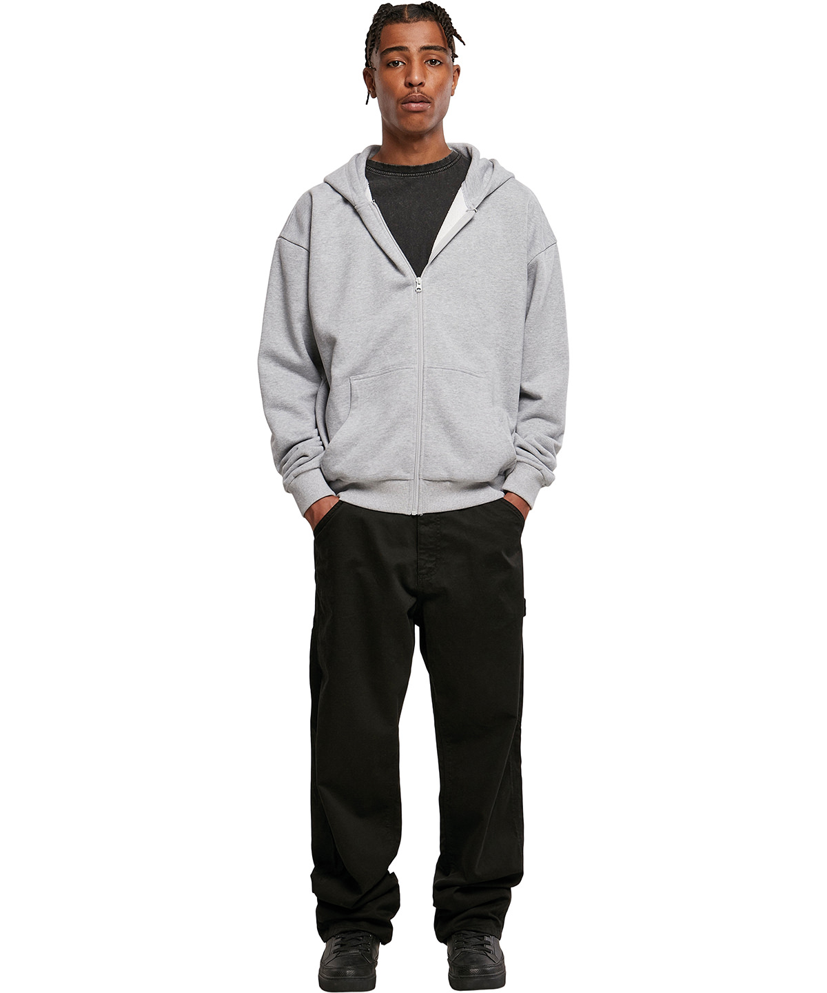 Build Your Brand Ultra Heavy Zip Hoodie BY192