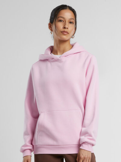 Build Your Brand Women’s Fluffy Hoodie BY289