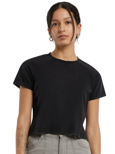 Build Your Brand Women’s Vintage Cropped Tee BY305