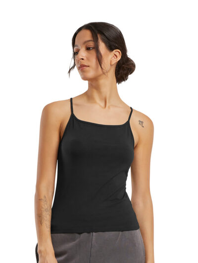 Build Your Brand Women’s Stretch Jersey Short Slim Top BY314