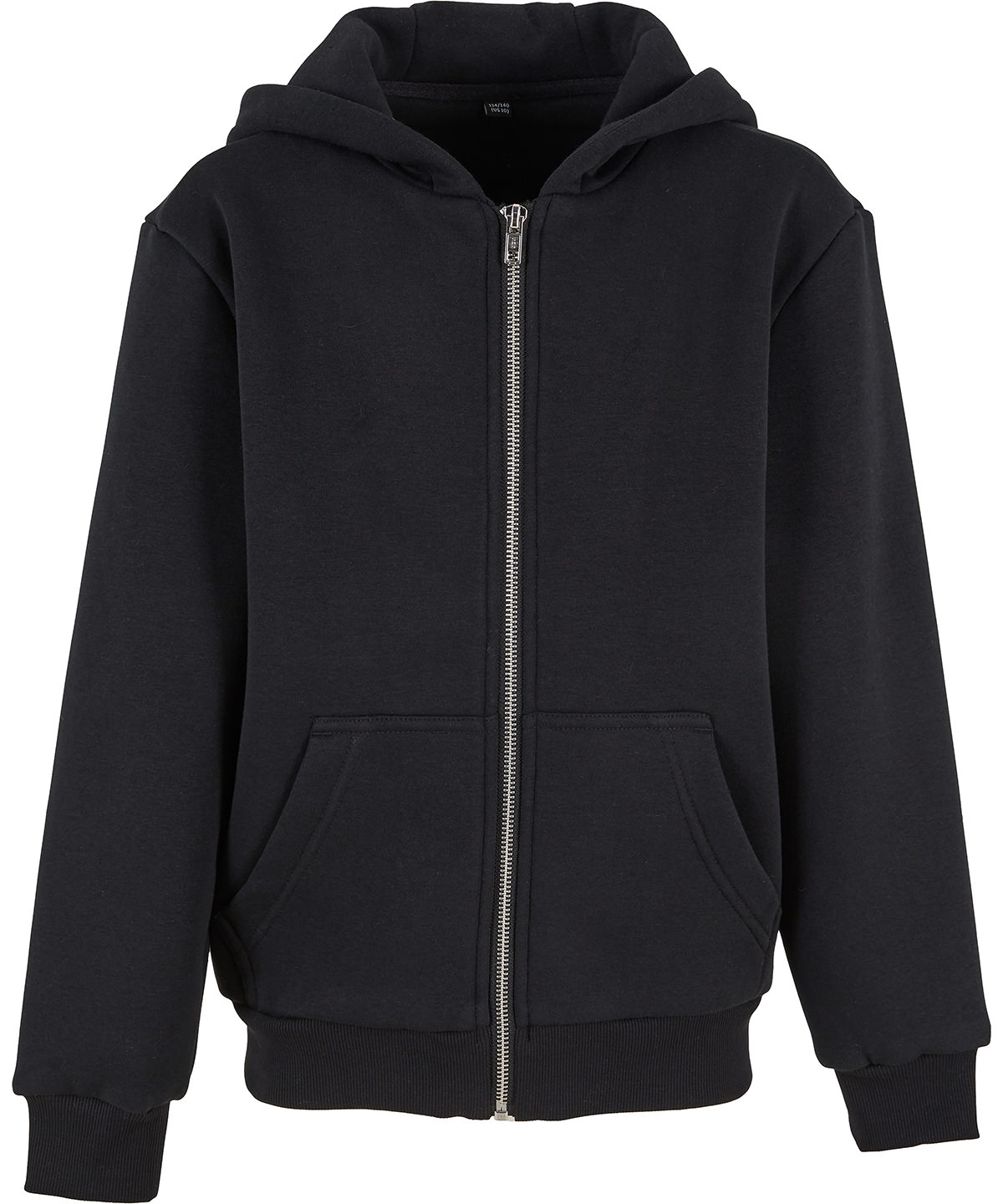 Build Your Brand Kids Fluffy Zip Hoodie BY316