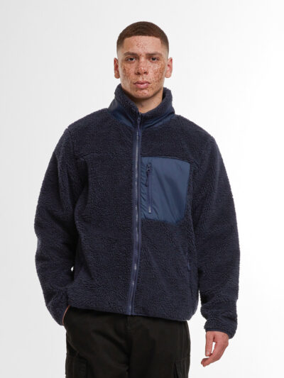 Build Your Brand Bonded Sherpa Jacket BY406