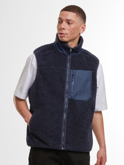 Build Your Brand Bonded Sherpa Vest BY407