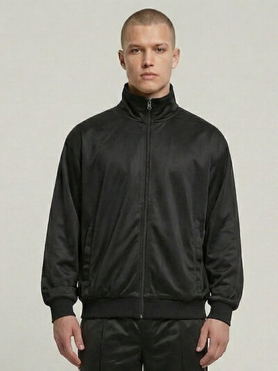Build Your Brand Tricot Track Jacket BY425