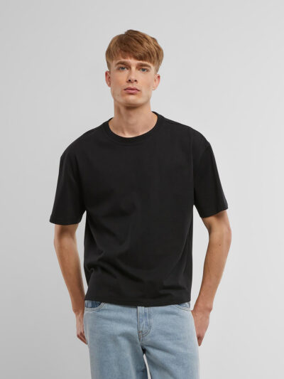 Build Your Brand Cropped Oversize Tee BY439