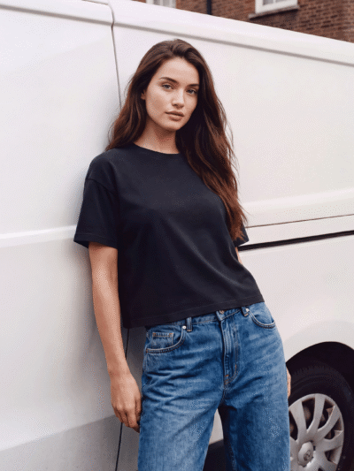 Earth Positive Women’s Premium Boxy T-shirt EP026