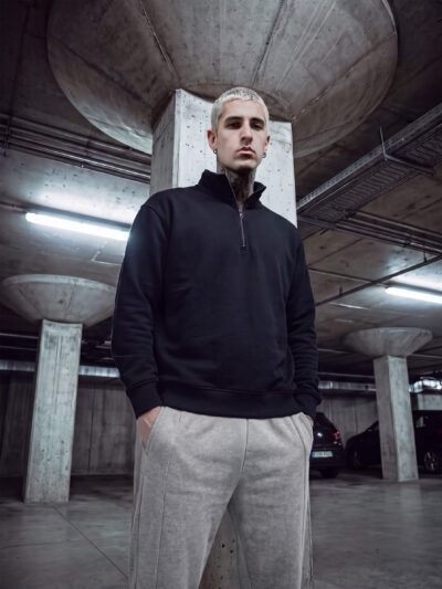 Earth Positive 1/4 Zip Sweatshirt EP307
