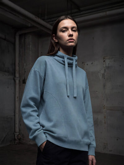 Earth Positive Women’s Funnel Neck Sweatshirt EP315