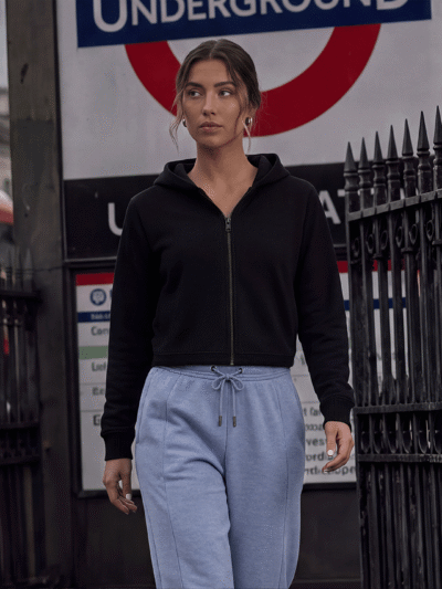 Earth Positive Women’s Cropped Hoodie EP320