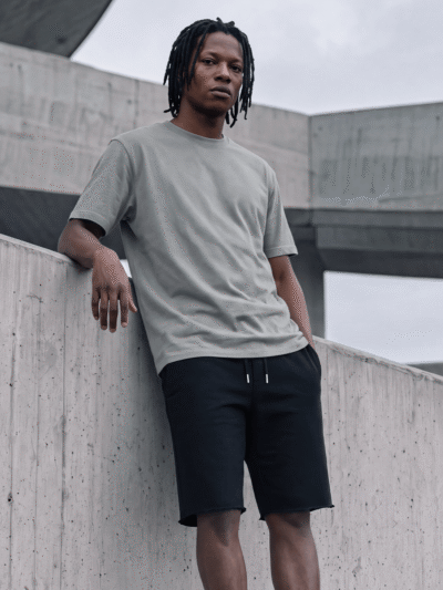 Earth Positive Raw Hem Sweat Shorts EP344