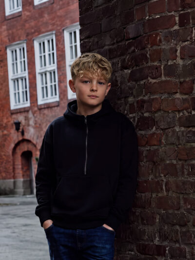 Earth Positive Children's Half Zip Hoodie EPJ304