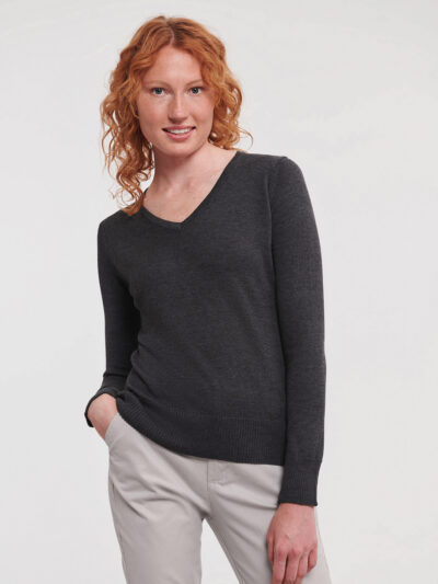 Russell Athletic Women’s V-neck Knitted Sweater J710F