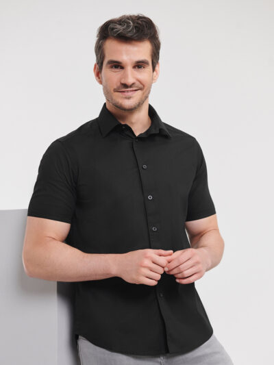 Russell Athletic Short Sleeve Easycare Fitted Shirt J947M