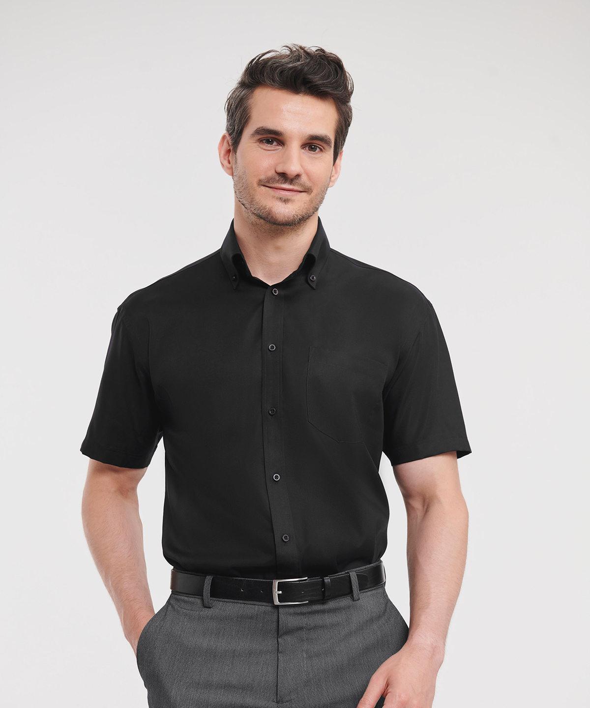 Russell Athletic Short Sleeve Ultimate Non-iron Shirt J957M