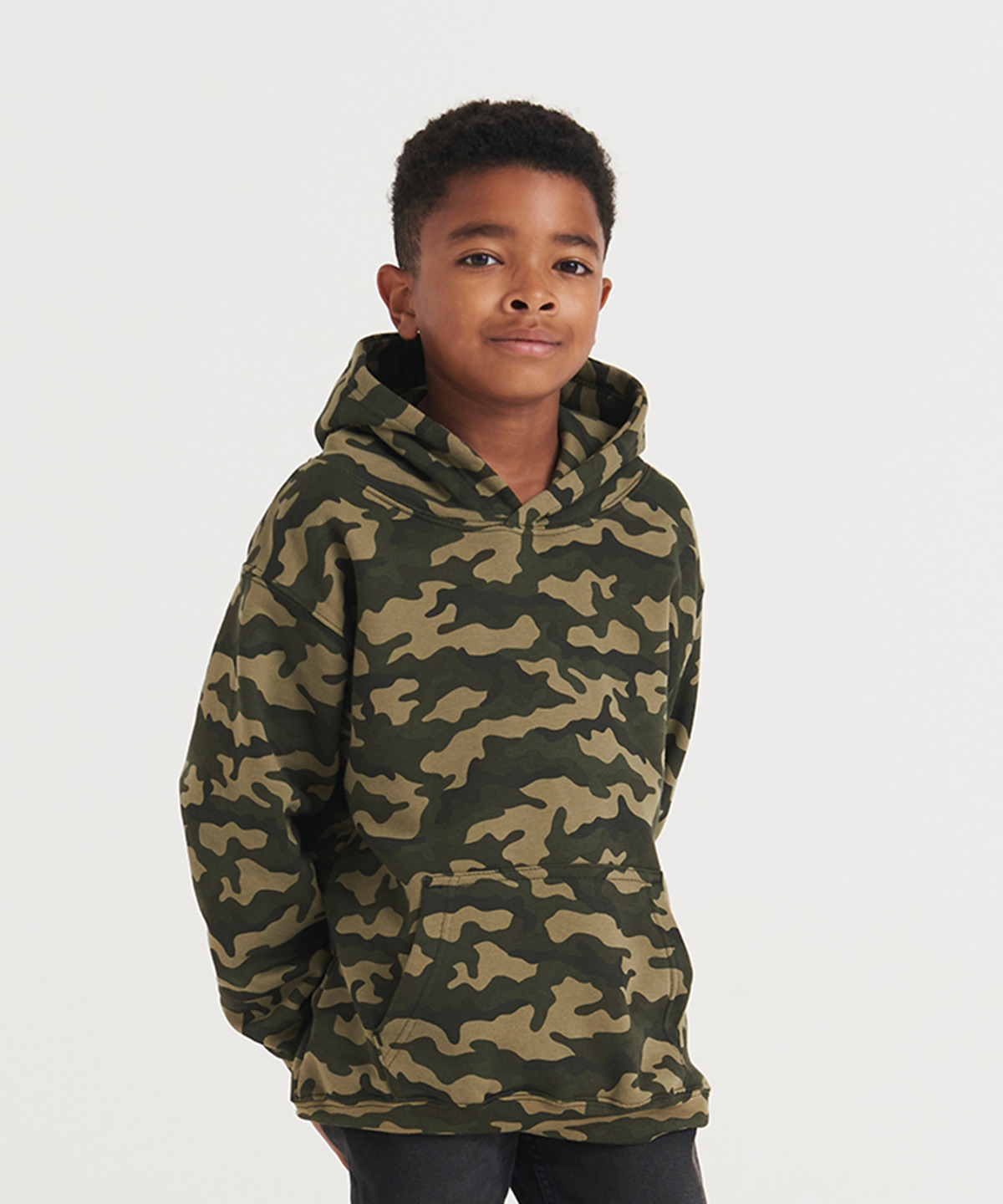AWDis Kids Camo Hoodie JH14J