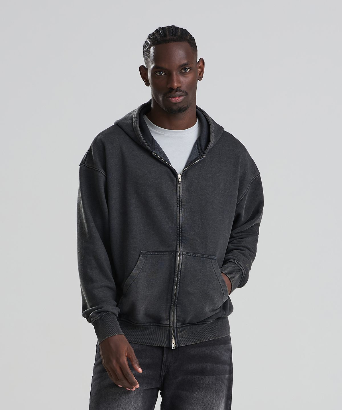 AWDis Vintage Washed Zoodie JH185