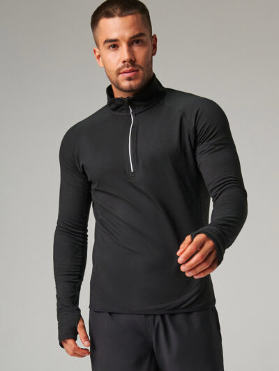 Tombo Long-sleeved ¼ Zip Top TL562