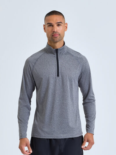 TriDri Men’s Long Sleeve Performance ¼ Zip Top TR110