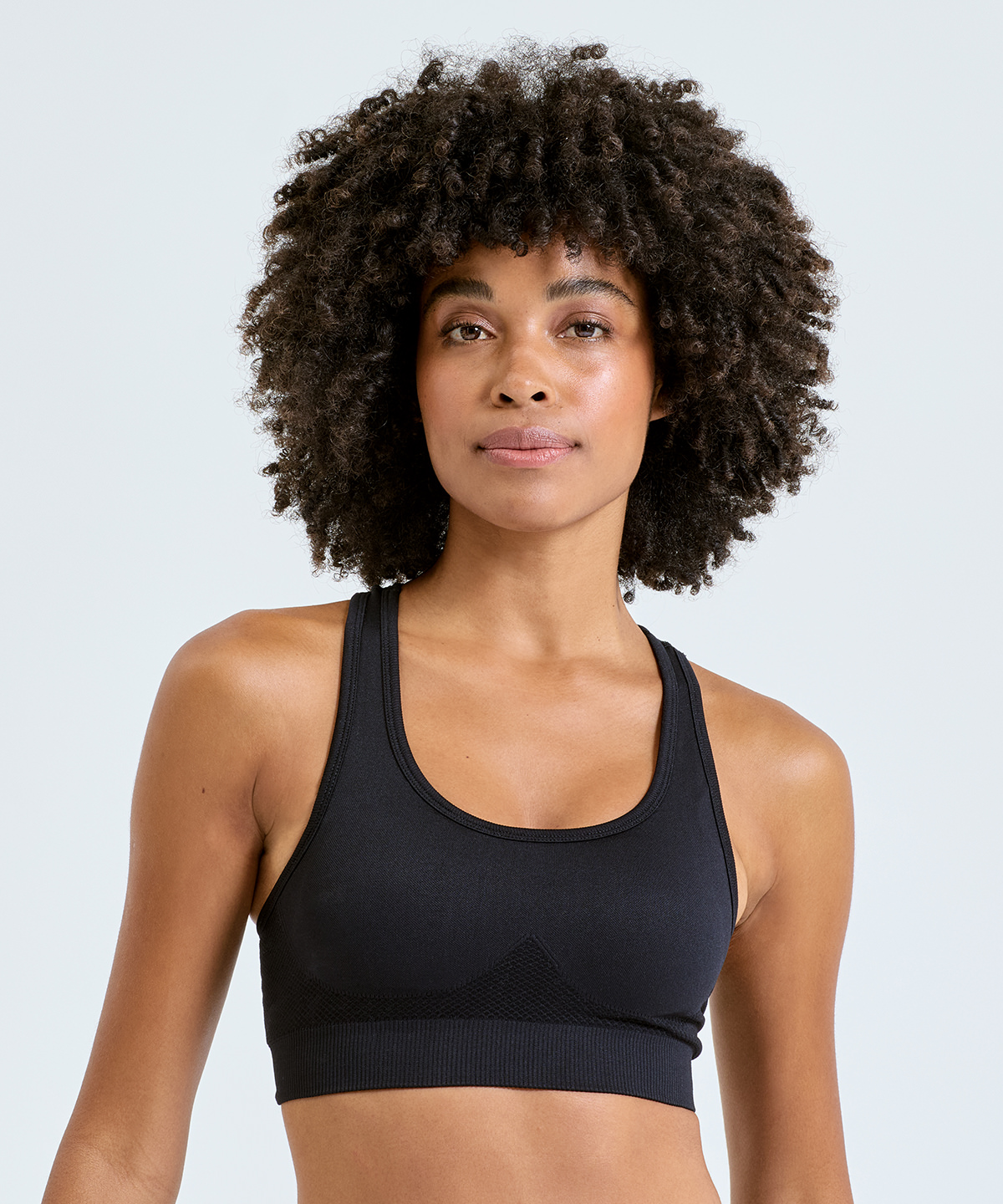 TriDri Seamless "3D Fit" Multi-sport Sculpt Solid Colour Bra TR214