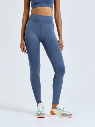 TriDri Women’s Seamless “3D Fit” Multi-sport Denim Look Leggings TR305