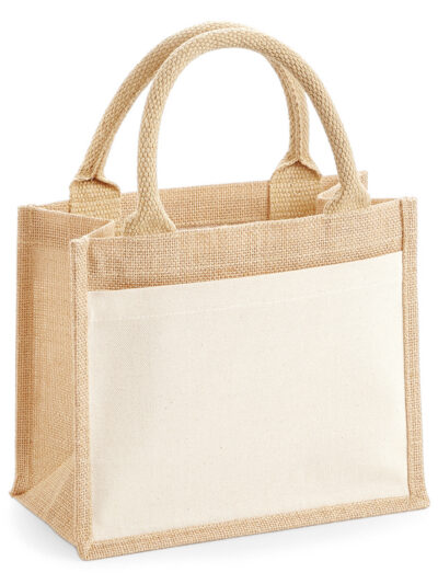Westford Mill Cotton Pocket Jute Gift Bag W425