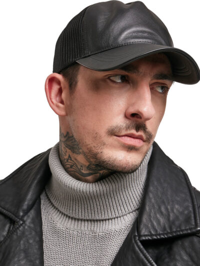 Yupoong Leather Trucker YP038