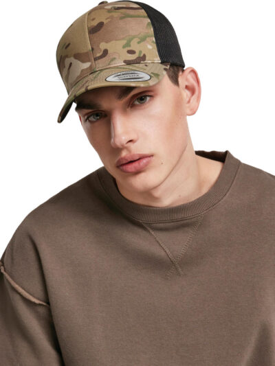 Yupoong Retro Trucker Multicam YP131